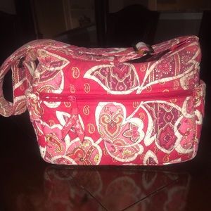 Vera Bradley Rosy Posies shoulder bag purse